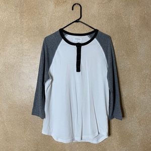 Express | Men's Baseball Button Up Tee size M